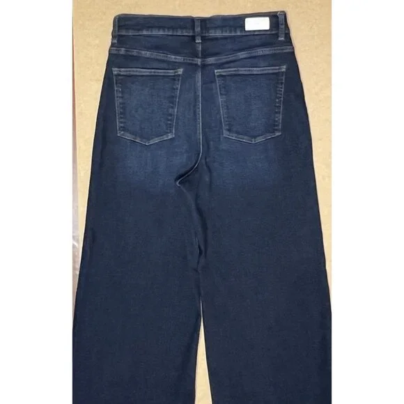 DL1961 Women Jeans Size 31 Blue HEPBURN WIDE LEG HEPBURN JAMBE High Rise Stretch - Picture 16 of 16